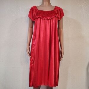 Lati fashion Reosette Collar Lightweight Nightgown Set 2 for 1 Sz L